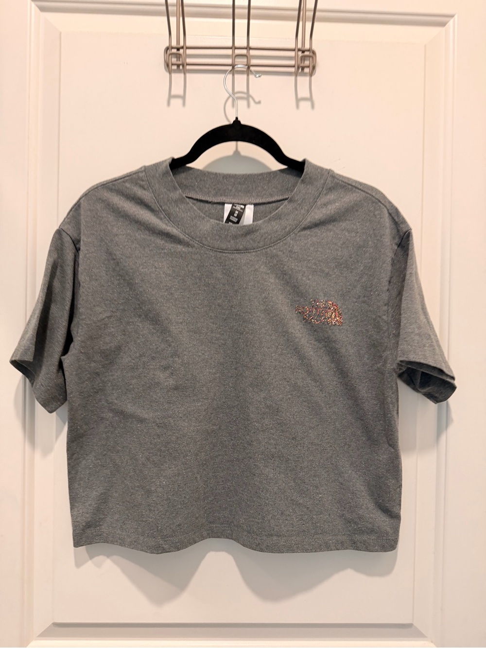 The North Face Circular
Design Heather Gray
Cropped T-Shirt Size M